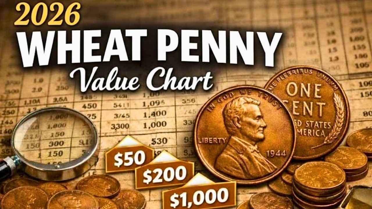 2026 Wheat Penny Value Chart Rare Dates Mint Errors and Historical Price Changes for Coin Collectors