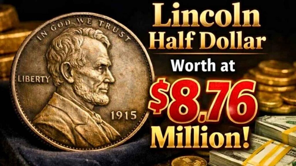 Lincoln Half Dollar Worth $8.76 Million Hidden Fortune in Circulation
